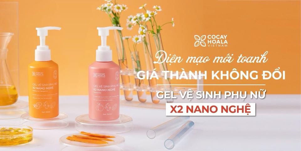 Gel vệ sinh X2 Nano Nghệ Đào-duoc-ban-tai-Showrooms Sống Xanh