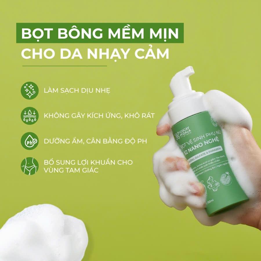 Bọt vệ sinh Táo xanh-duoc-ban-tai-Showrooms Sống Xanh