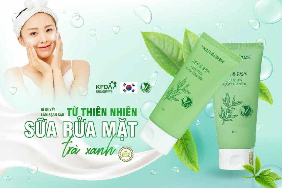 Sữa rửa mặt Trà Xanh -duoc-ban-tai-TRẠM SỐNG XANH