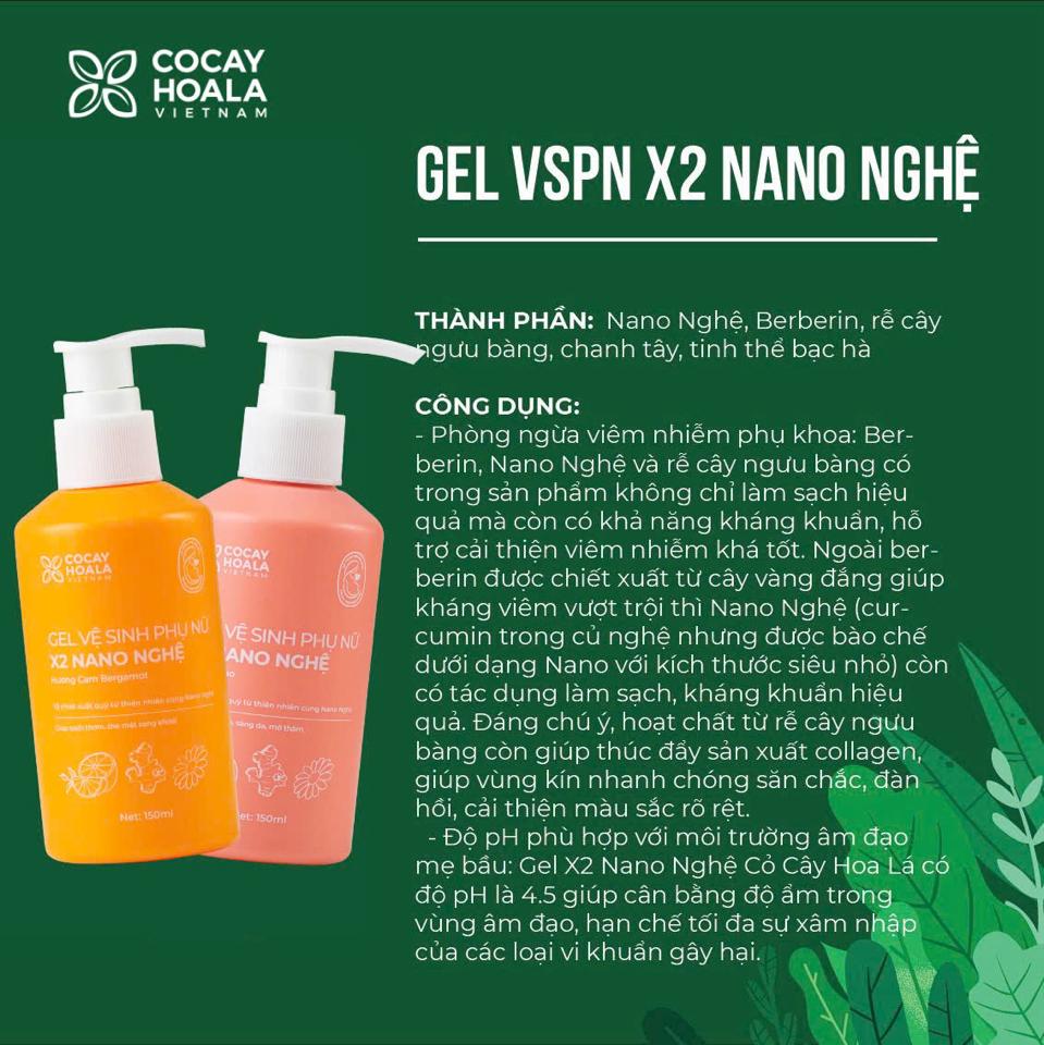Gel vệ sinh X2 Nano Cam Đào-duoc-ban-tai-Showrooms Sống Xanh