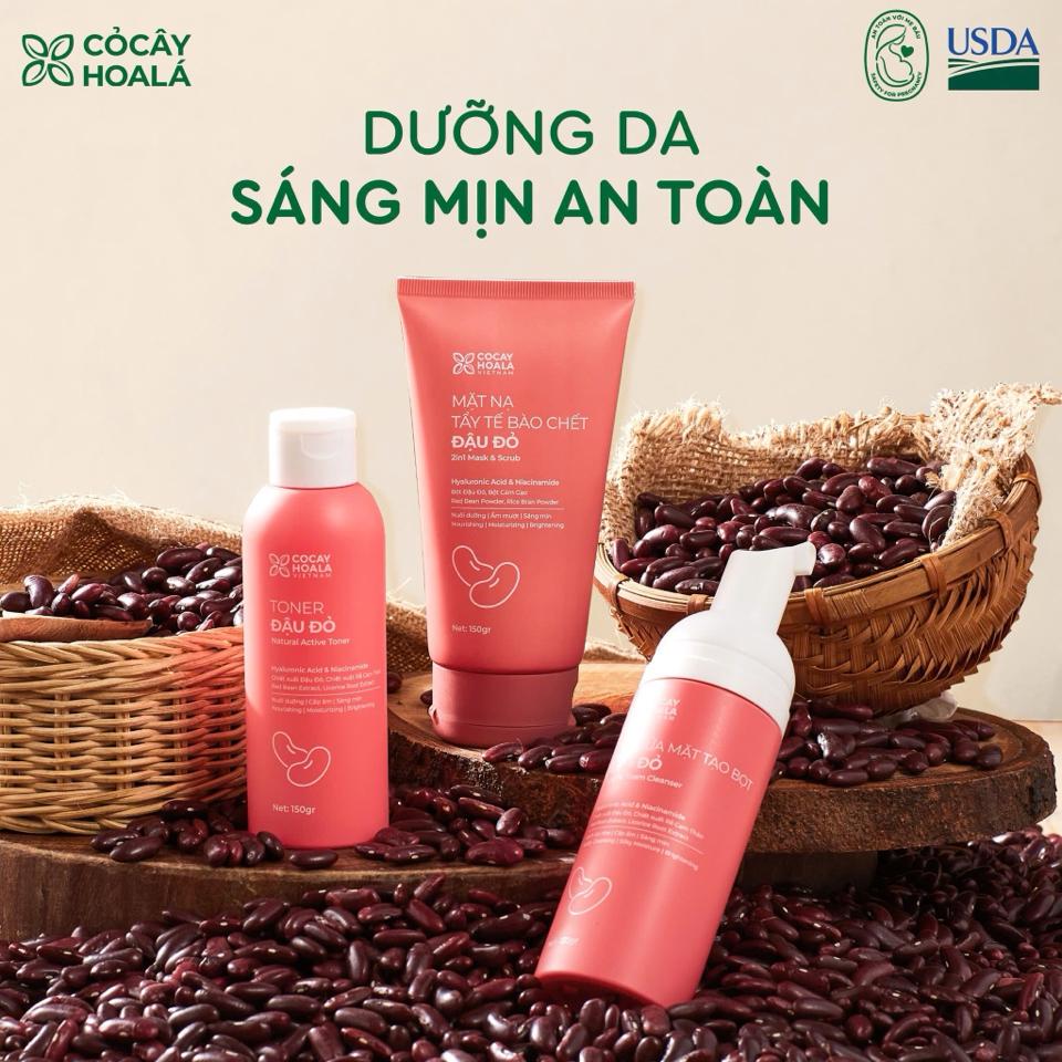 Bộ chăm sóc da Đậu Đỏ-duoc-ban-tai-Showrooms Sống Xanh