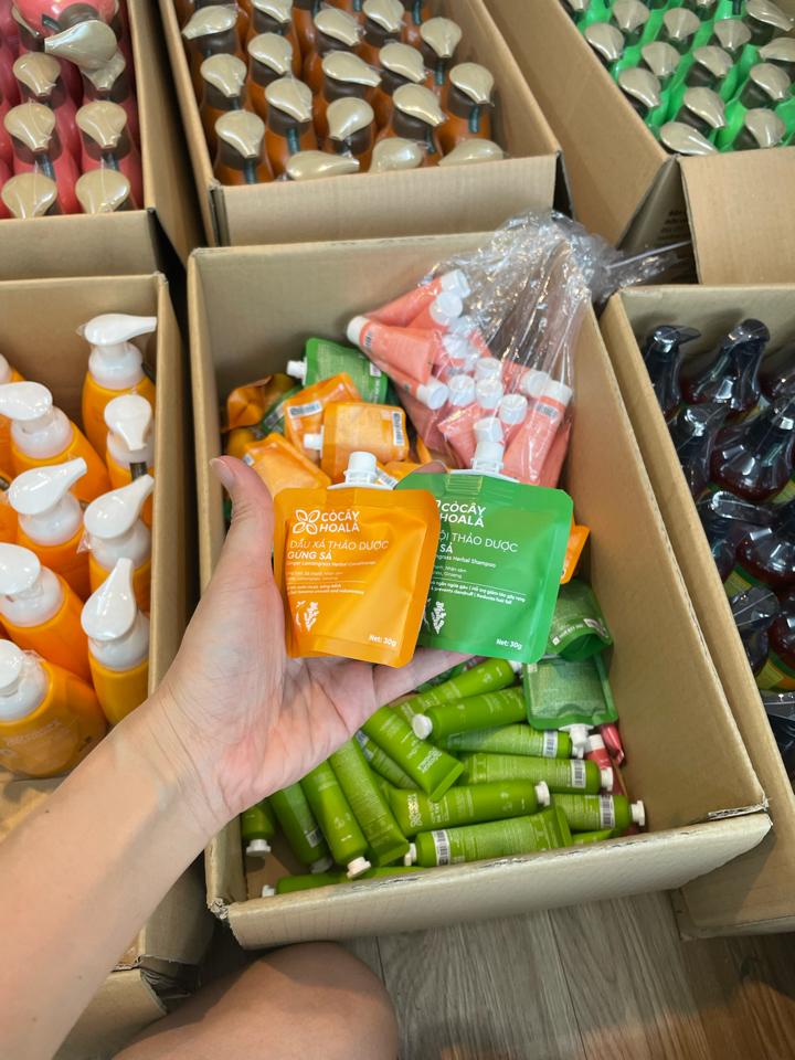 Combo Gội Xả Gừng Sả mini-duoc-ban-tai-TRẠM SỐNG XANH