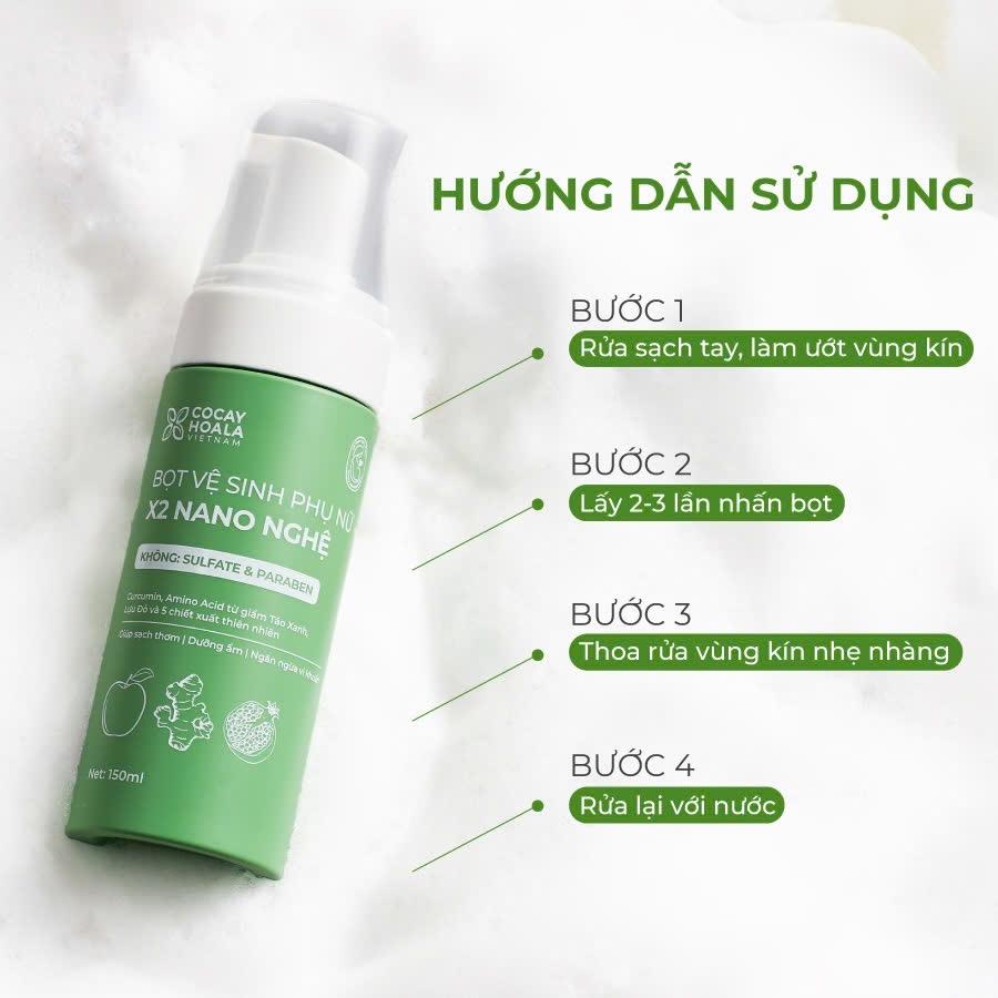 Bọt vệ sinh Táo xanh-duoc-ban-tai-Showrooms Sống Xanh