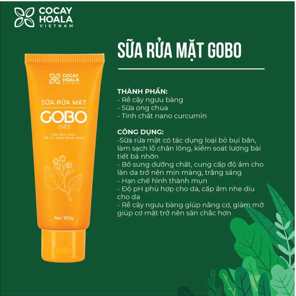 Sữa rửa mặt Gobo-duoc-ban-tai-Showrooms Sống Xanh