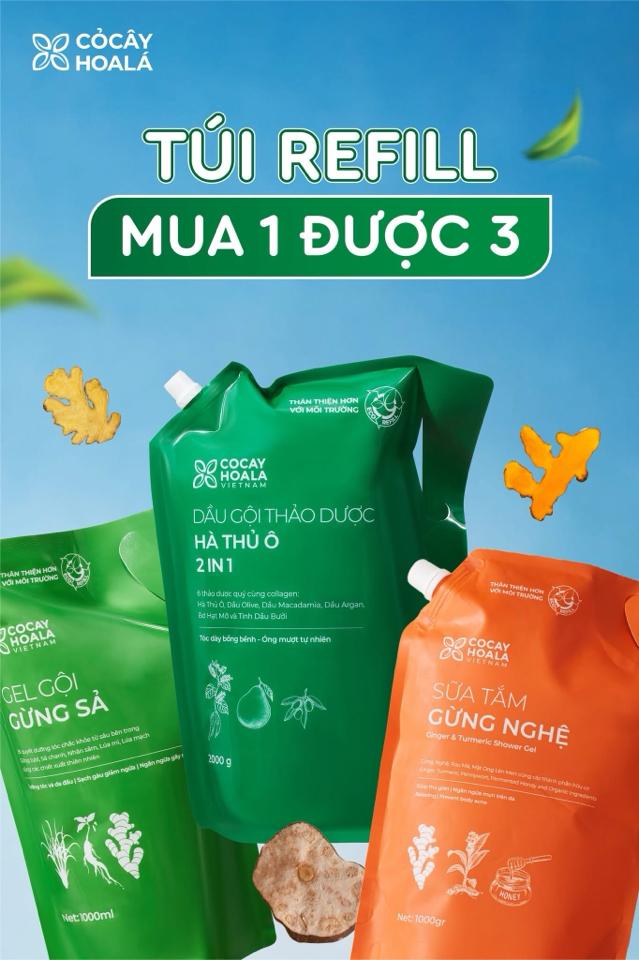 Reffill Hà Thủ Ô 2000ml-duoc-ban-tai-TRẠM SỐNG XANH