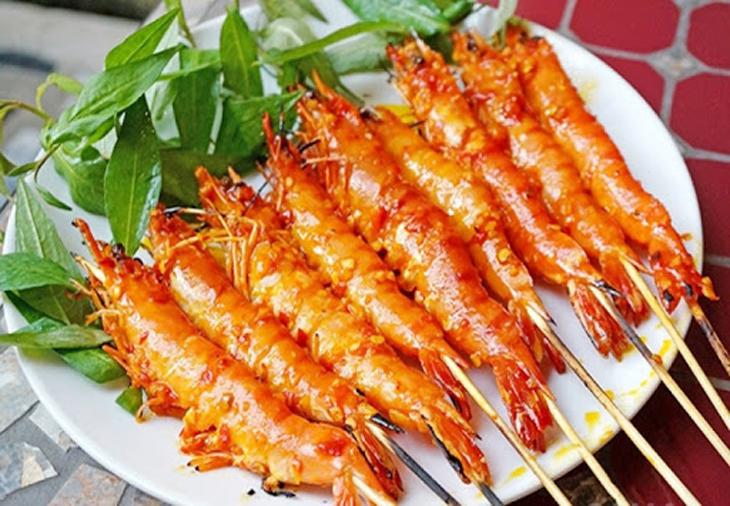 Tôm Nướng Sa Tế-duoc-ban-tai-Ốc Đêm Diễm 30K