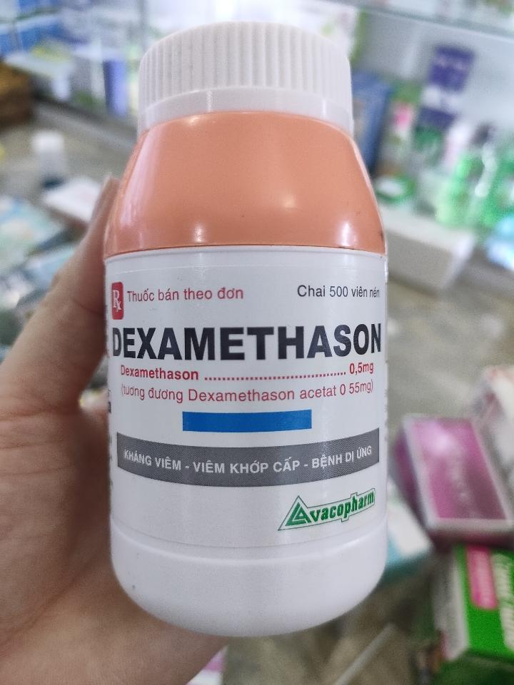 Dexamethason 0,5mg-duoc-ban-tai-Nhà thuốc Tâm Đức
