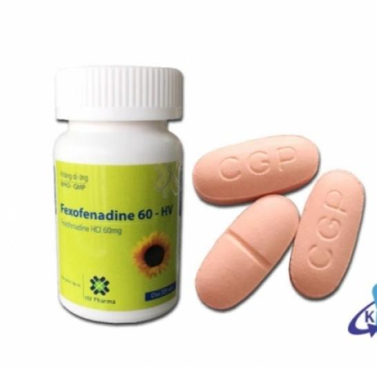 Fexofenadin 60-HV (Lọ)-duoc-ban-tai-Nhà thuốc Tâm Đức