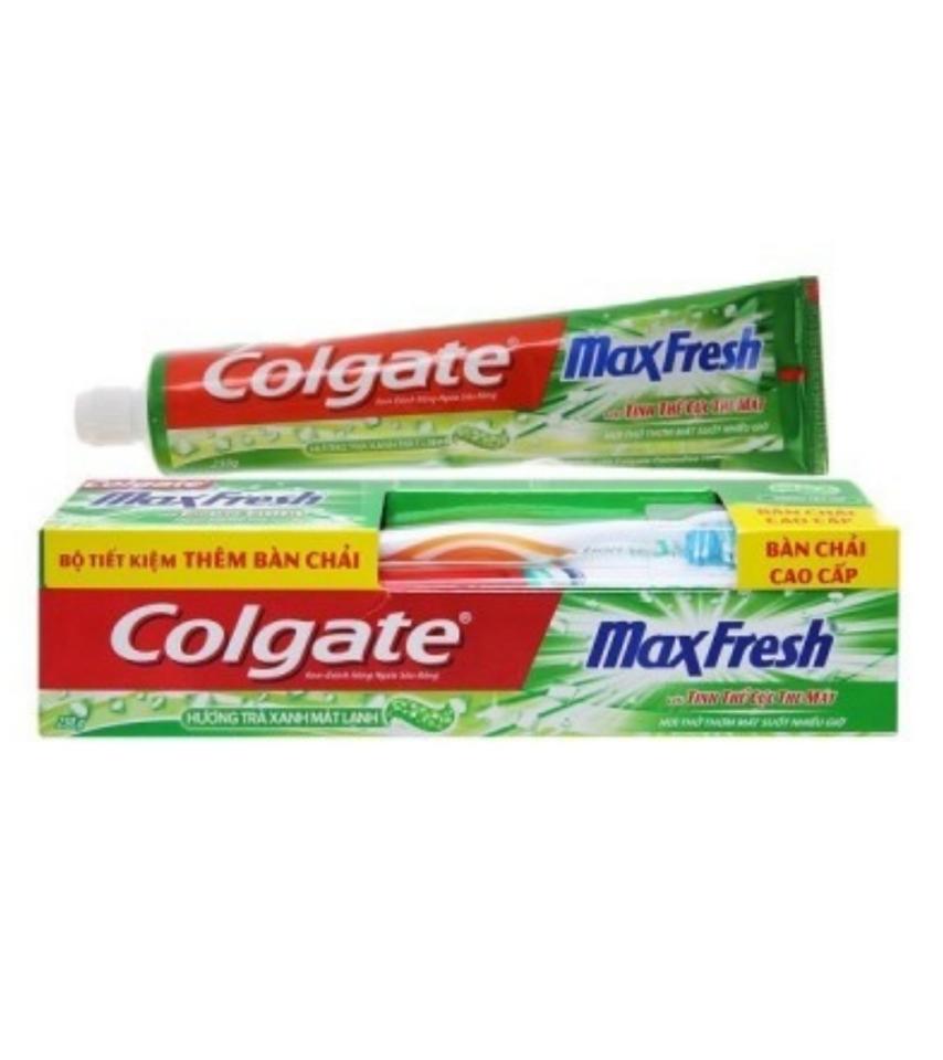 KĐR Colgate M.Fresh trà xanh 230g+b.chải-duoc-ban-tai-MINH HOÀNG