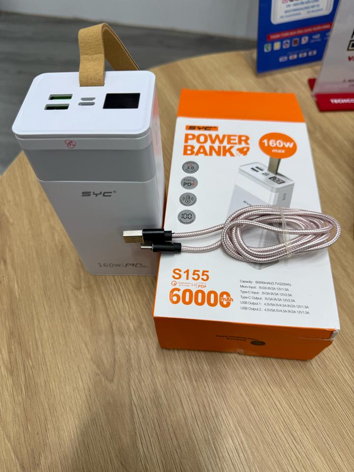 Sạc dự phòng 60,000mAh -duoc-ban-tai-Long Táo 132 Hai Bà Trưng ,Đồng Hới