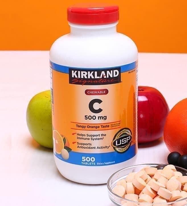 Kirkland Signature - Viên Ngậm Vitamin-C 500mg -duoc-ban-tai-Thanh House - EMParfum