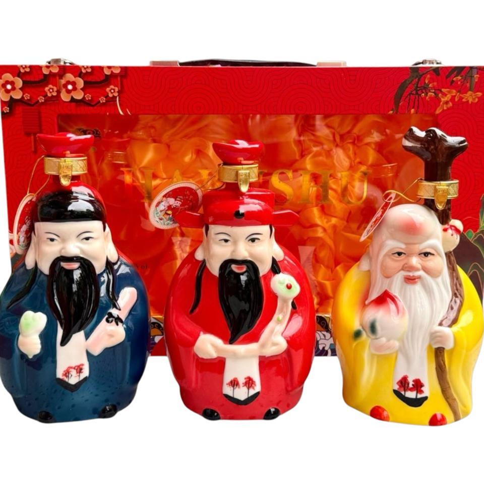 Rượu Tam Tiên Phúc Lộc Thọ (750ml / ông ~ 40%vol)-duoc-ban-tai-Thanh House - EMParfum