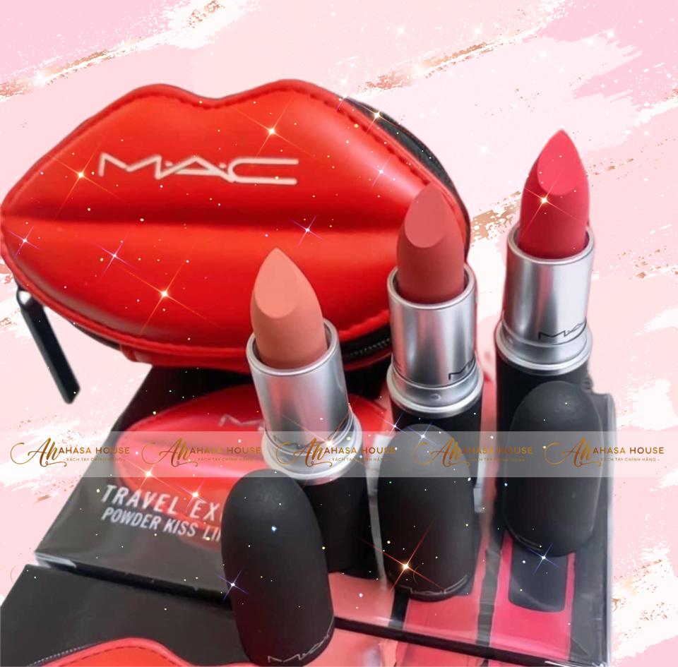 Giftset Mac Powder Kiss Lipstick (4pc)-duoc-ban-tai-Thanh House - EMParfum