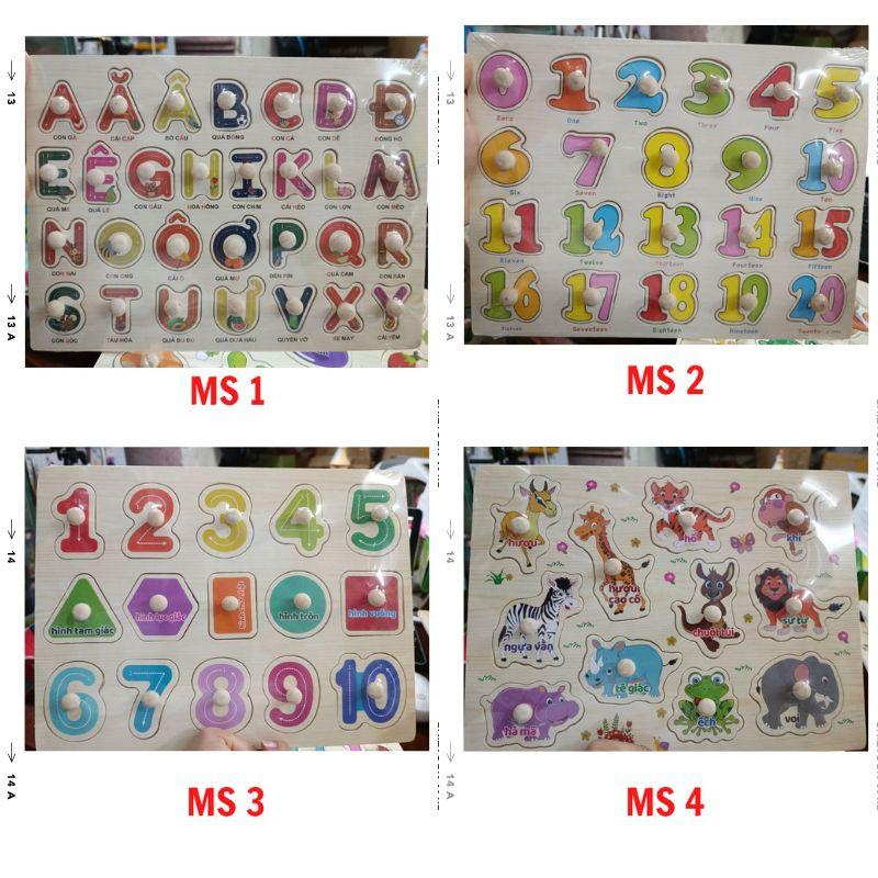 Bảng núm gỗ nhiều chủ đề cho bé-duoc-ban-tai-ALA BABY SHOP