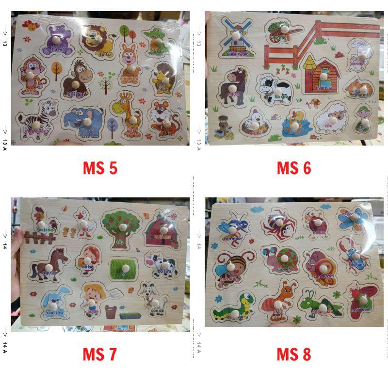 Bảng núm gỗ nhiều chủ đề cho bé-duoc-ban-tai-ALA BABY SHOP