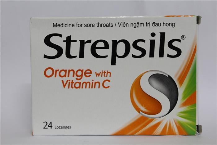 Strepsil orange with vitamin c-duoc-ban-tai-Pharmacy Thu Thảo - 약국