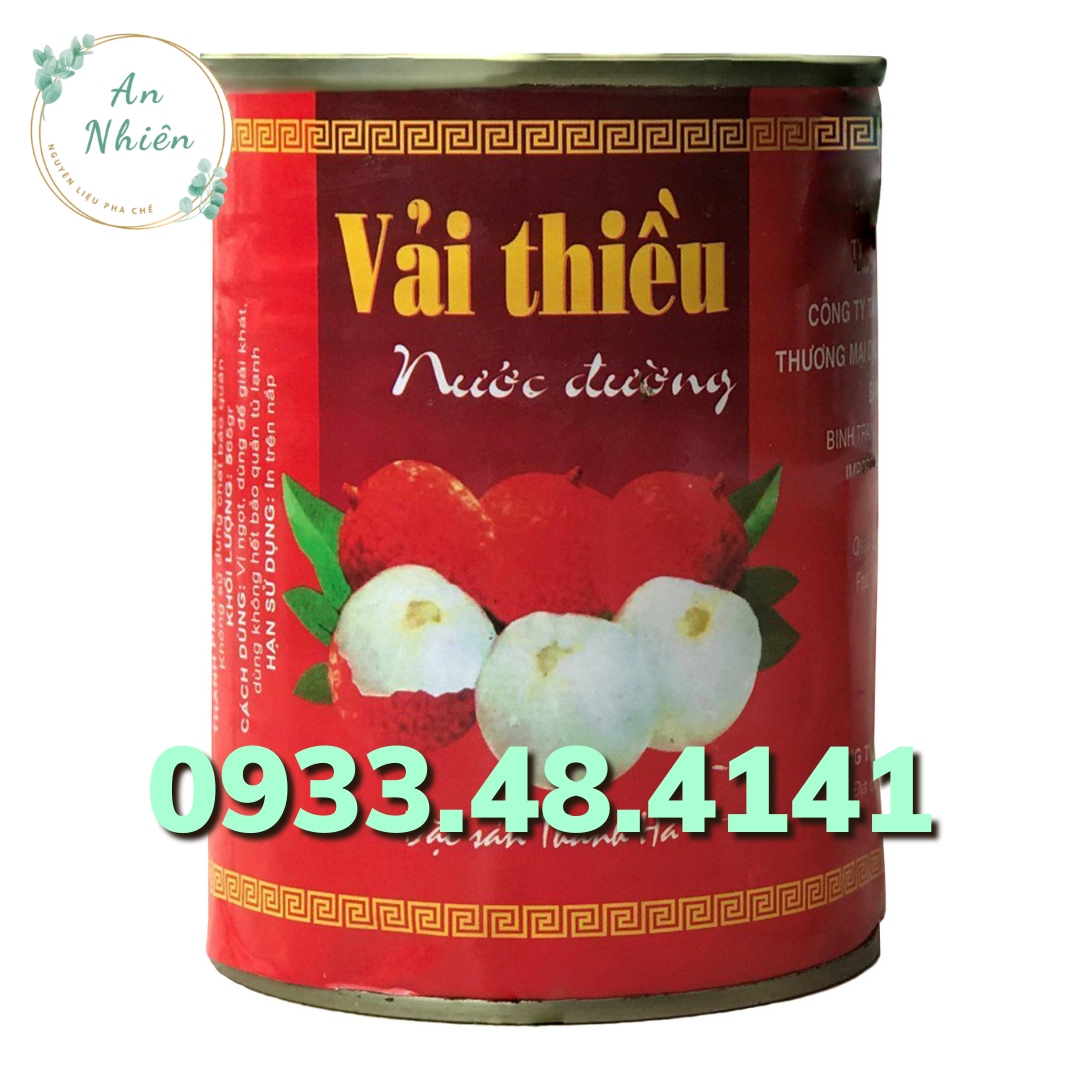 Vải ngâm Thanh Hà-duoc-ban-tai-Nguyên liệu pha chế An Nhiên