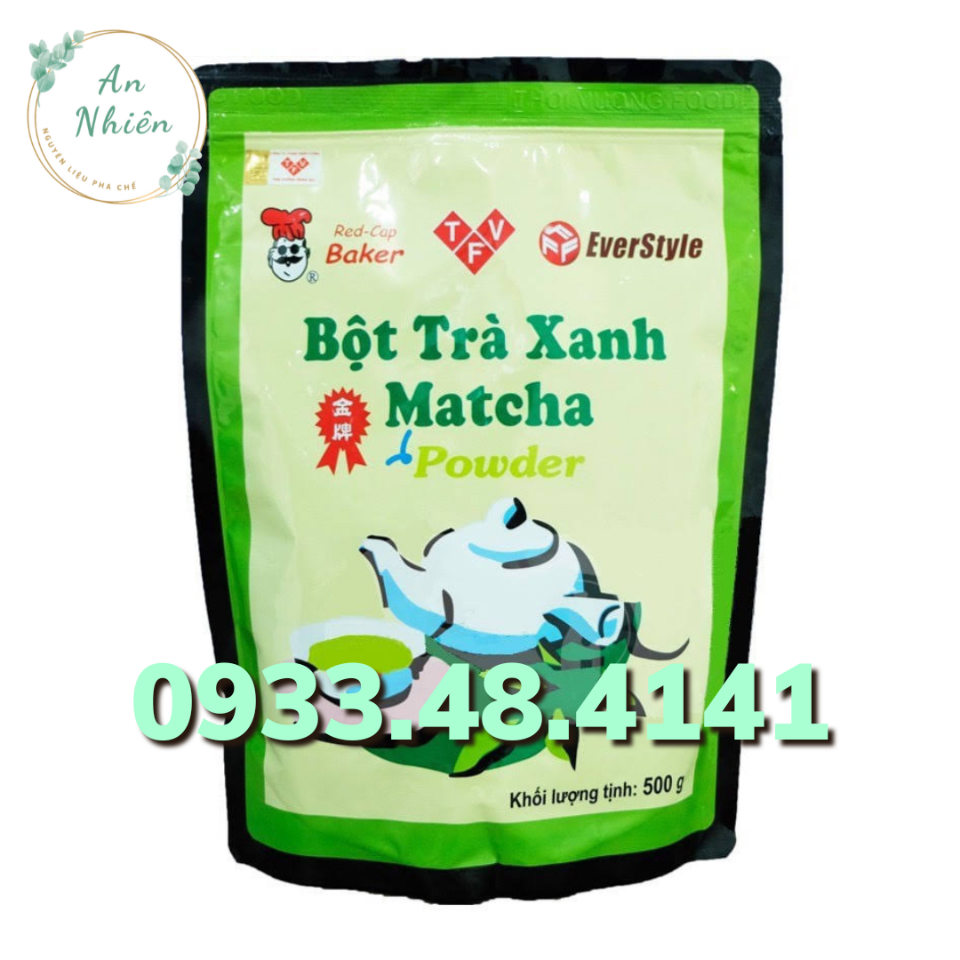 Bột matcha mũ đỏ-duoc-ban-tai-Nguyên liệu pha chế An Nhiên