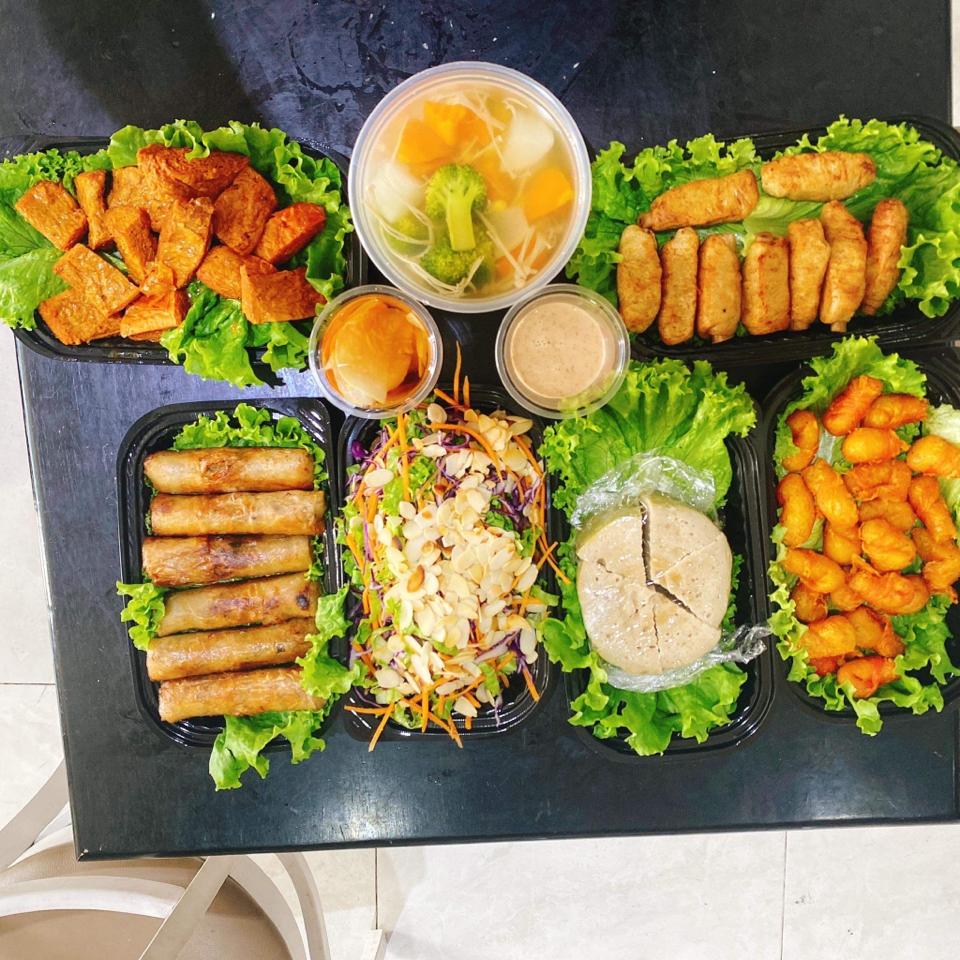 Mâm cơm chay Âu Lạc-duoc-ban-tai-Bếp mẹ C.H.A.N.H                                                              Món Ngon Hải Phòng