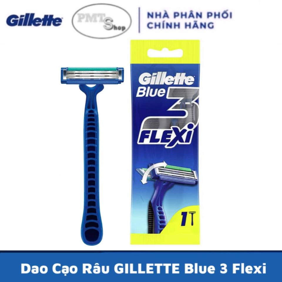 Dao cạo râu 3 lưỡi Gillette Blue3 không thay lưỡi-duoc-ban-tai-PMTshop since 2018