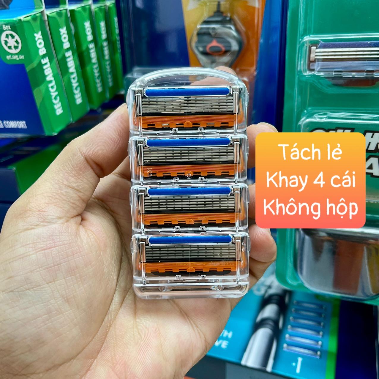 Lưỡi thay thế Gillette Fusion5 tách lẻ 4 cái-duoc-ban-tai-PMTshop since 2018