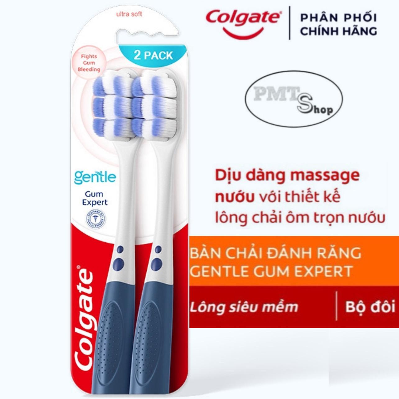 Bàn Chải Đánh Răng Colgate Gentle Gum vỉ 2 cây-duoc-ban-tai-PMTshop since 2018