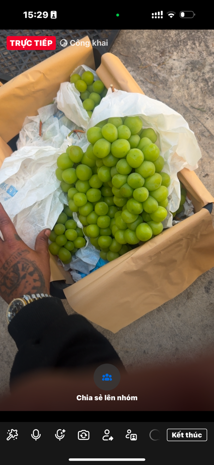 Nho mẫu đơn 10kg-duoc-ban-tai-KHO SỈ  LÂM ANH