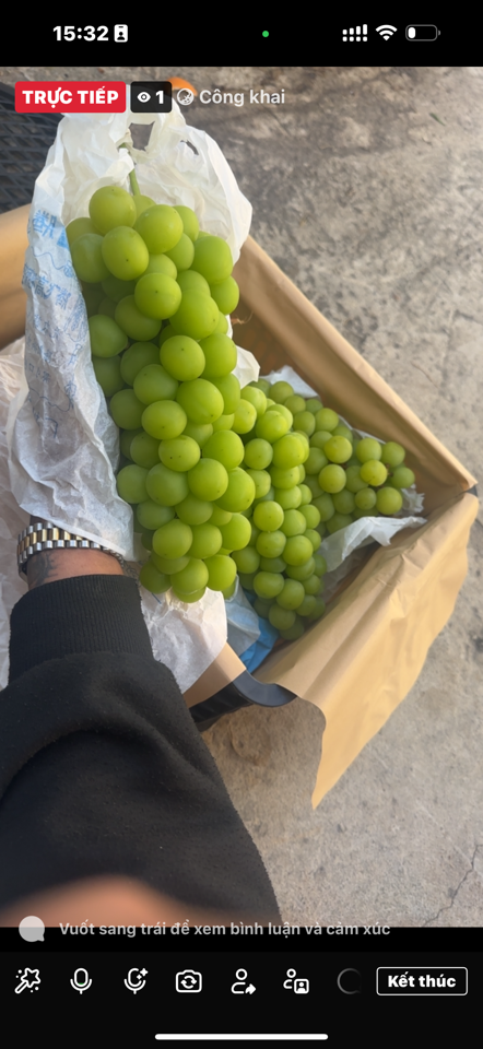 Nho mẫu đơn 10kg-duoc-ban-tai-KHO SỈ  LÂM ANH