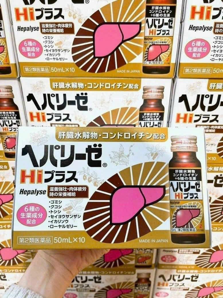 Nước Uống Bổ Gan Hepalyse HI 50ml cao cấp lốc 10 chai-duoc-ban-tai-Hàng Nhật nội địa- Hello Tokyo Shop