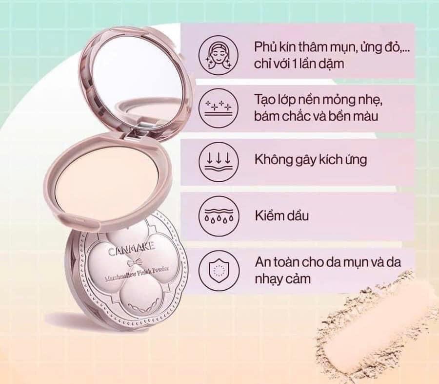 Phấn phủ kiềm dầu Canmake-duoc-ban-tai-Hàng Nhật nội địa- Hello Tokyo Shop