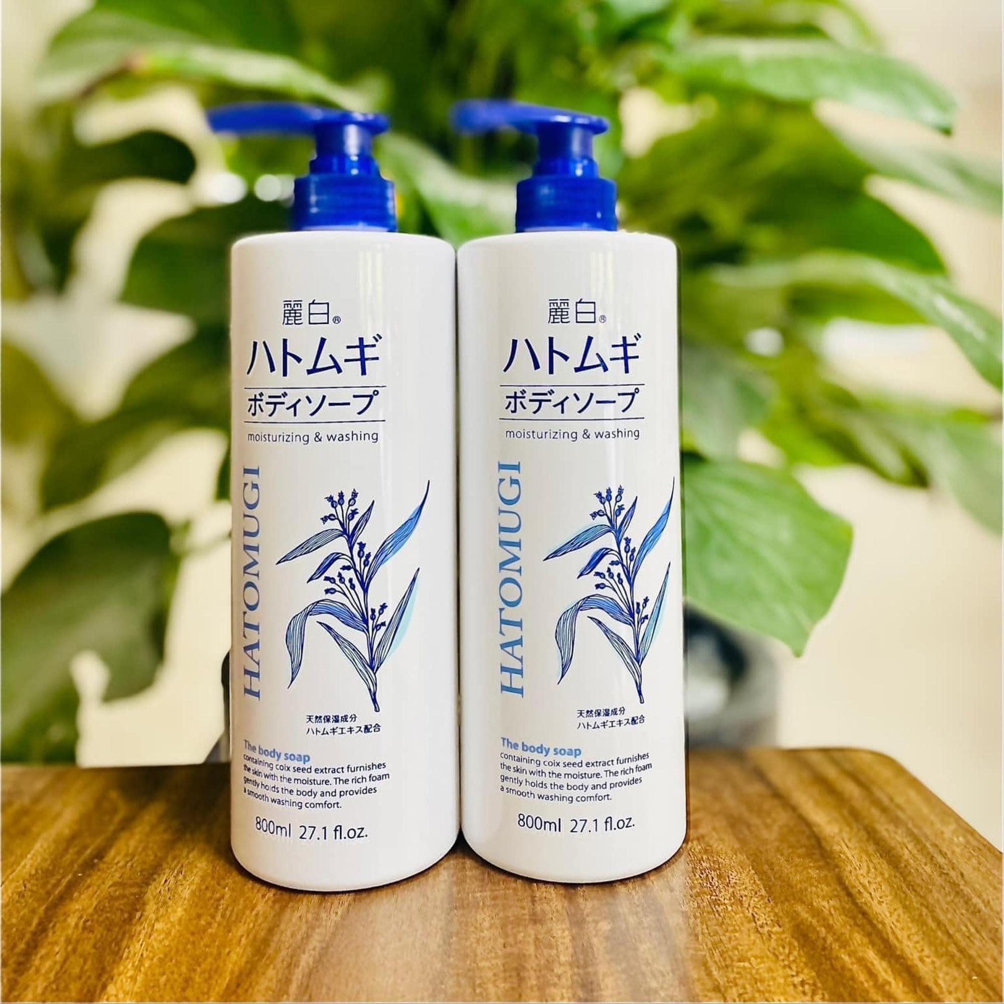 Sữa Tắm Dưỡng Ẩm Trắng Da Hatomugi The Body Soap 600ml-duoc-ban-tai-Hàng Nhật nội địa- Hello Tokyo Shop