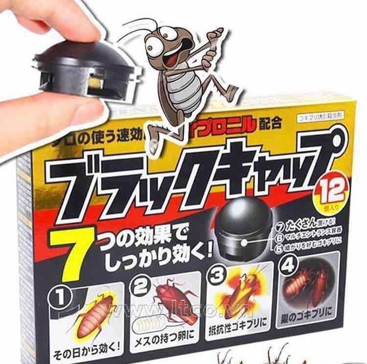 Vỉ diệt gián 12 pcs-duoc-ban-tai-Hàng Nhật nội địa- Hello Tokyo Shop