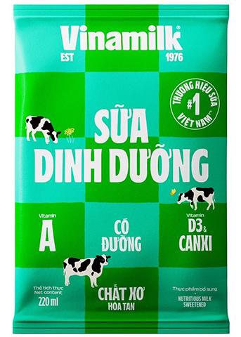 Vinamilk sữa dinh dưỡng có đường 220ml-duoc-ban-tai-T-MART 24H