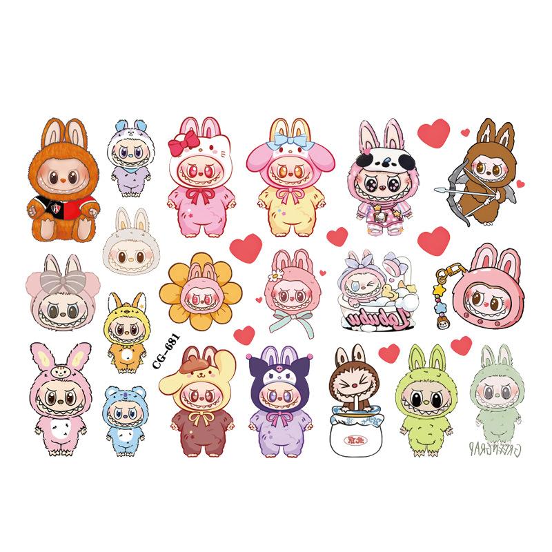 Hình xăm Labubu túi 8 tờ kích thước 10.9x15cm (túi 8 tờ)-duoc-ban-tai-Kho Sỉ Phụ Kiện Sipuki