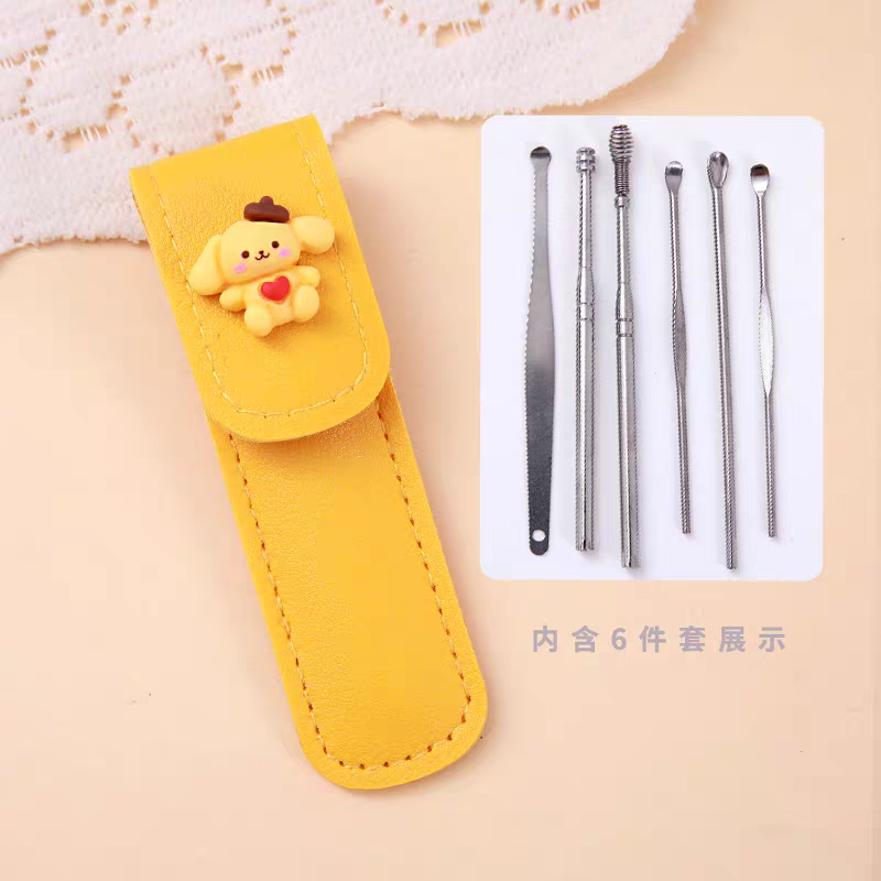Bộ lấy ráy tai gắn charm 6 món, mã 817-duoc-ban-tai-Kho Sỉ Phụ Kiện Sipuki