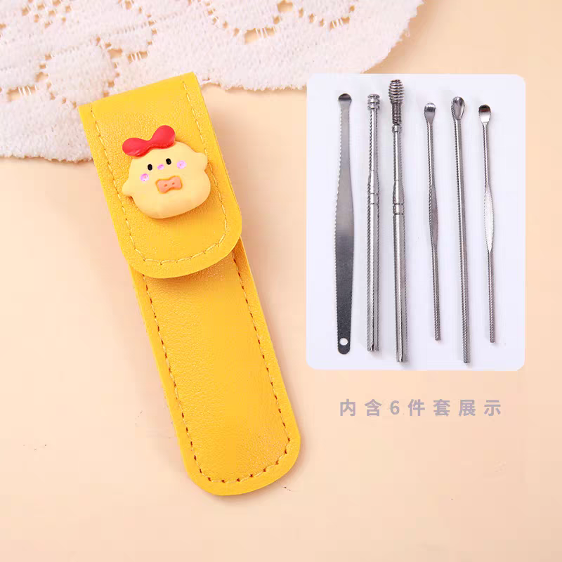 Bộ lấy ráy tai gắn charm 6 món, mã 817-duoc-ban-tai-Kho Sỉ Phụ Kiện Sipuki