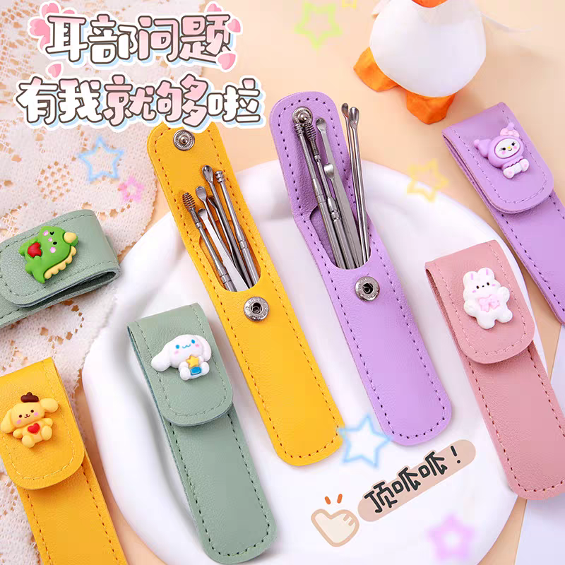 Bộ lấy ráy tai gắn charm 6 món, mã 817-duoc-ban-tai-Kho Sỉ Phụ Kiện Sipuki