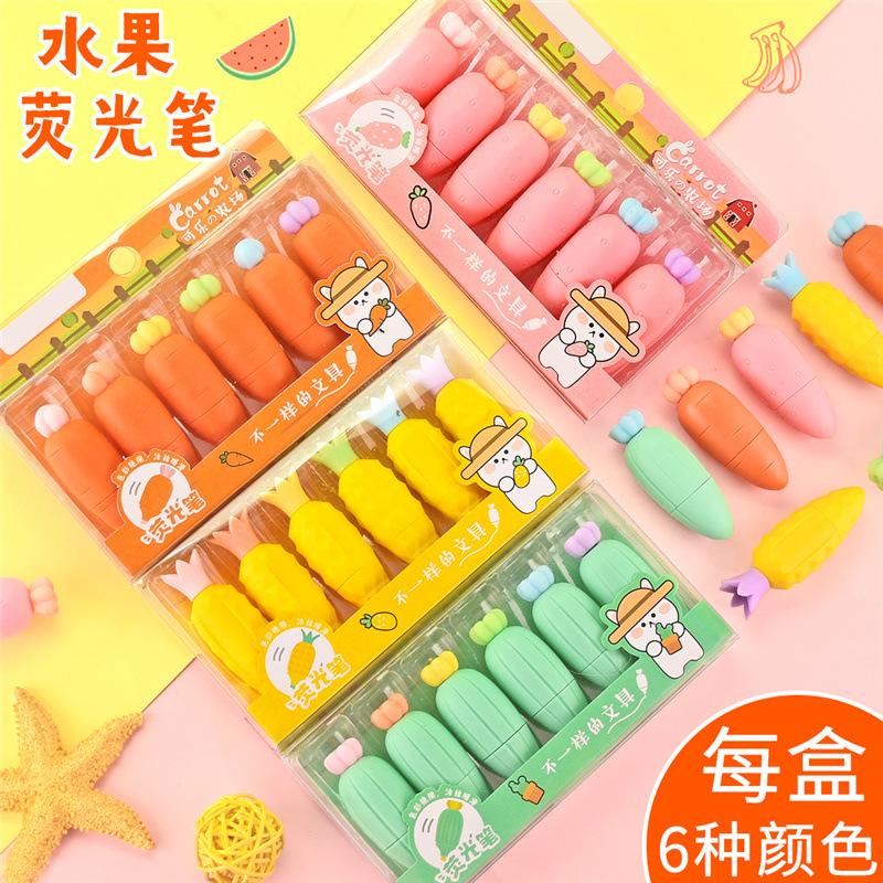 Bút nhớ hoa quả 6 màu, bộ bút nhớ siêu hot siêu bắt mắt -duoc-ban-tai-Kho Sỉ Phụ Kiện Sipuki