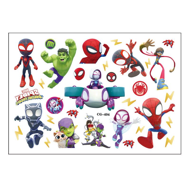 Hình xăm ngưòi nhện túi 8 tấm 15.5cm x 10.9cm  ( 1 túi 8 tấm )-duoc-ban-tai-Kho Sỉ Phụ Kiện Sipuki