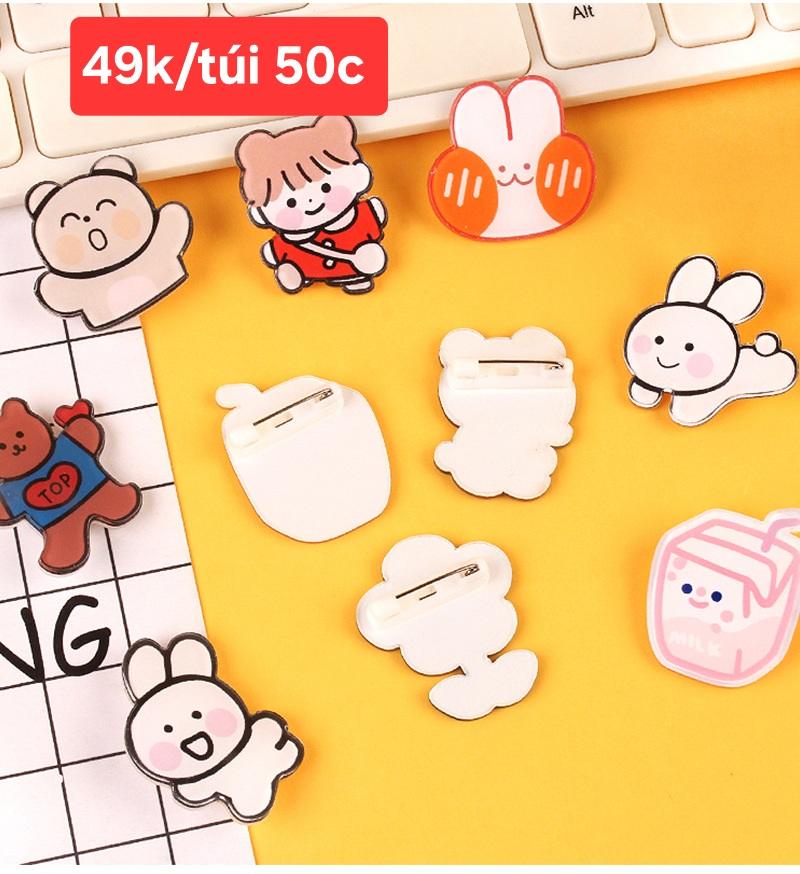 Ghim cài hoạt hình, mã G01
Sỉ 49k/túi 50 cái-duoc-ban-tai-Kho Sỉ Phụ Kiện Sipuki