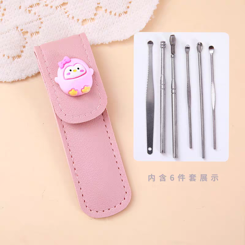 Bộ lấy ráy tai gắn charm 6 món, mã 817-duoc-ban-tai-Kho Sỉ Phụ Kiện Sipuki