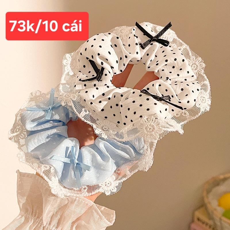 Cột tóc ren lưới chấm bi nơ, mã C123
Sỉ 73k/10 cái-duoc-ban-tai-Kho Sỉ Phụ Kiện Sipuki