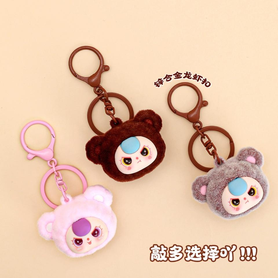 Móc khóa lông siêu mịn khuyên màu 
Sỉ 145k/10 cái-duoc-ban-tai-Kho Sỉ Phụ Kiện Sipuki