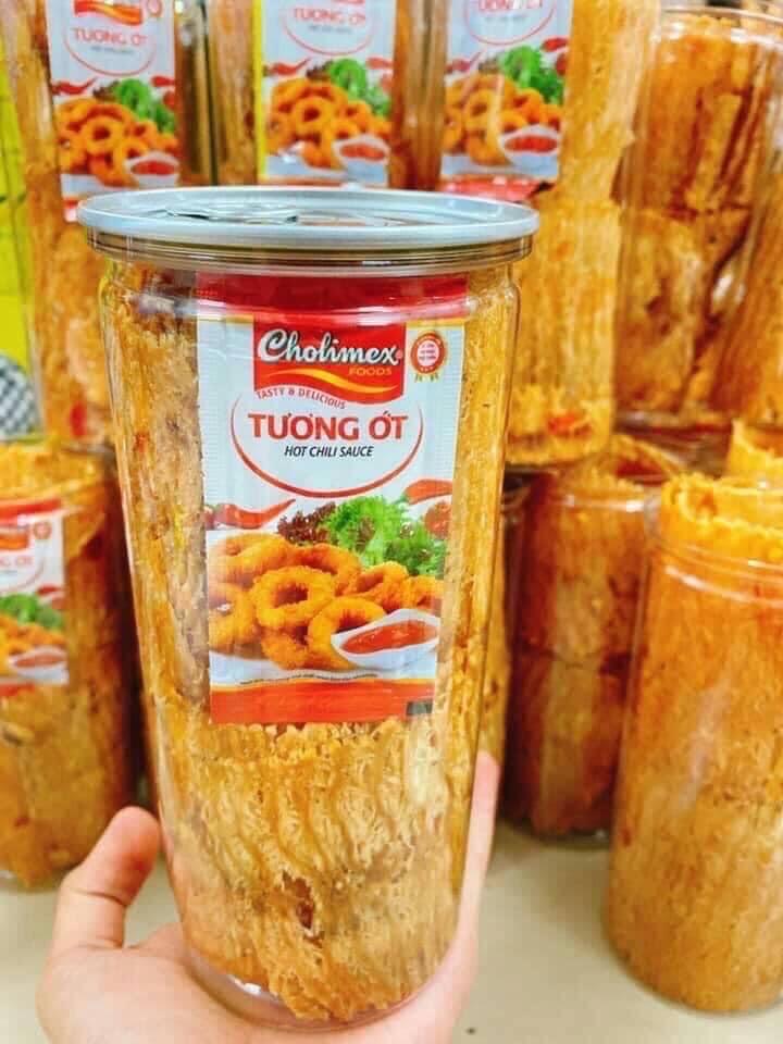 Mực cán tẩm 200g-duoc-ban-tai-KHO SỈ ĂN VẶT SÀI GÒN - CHỢ LỚN