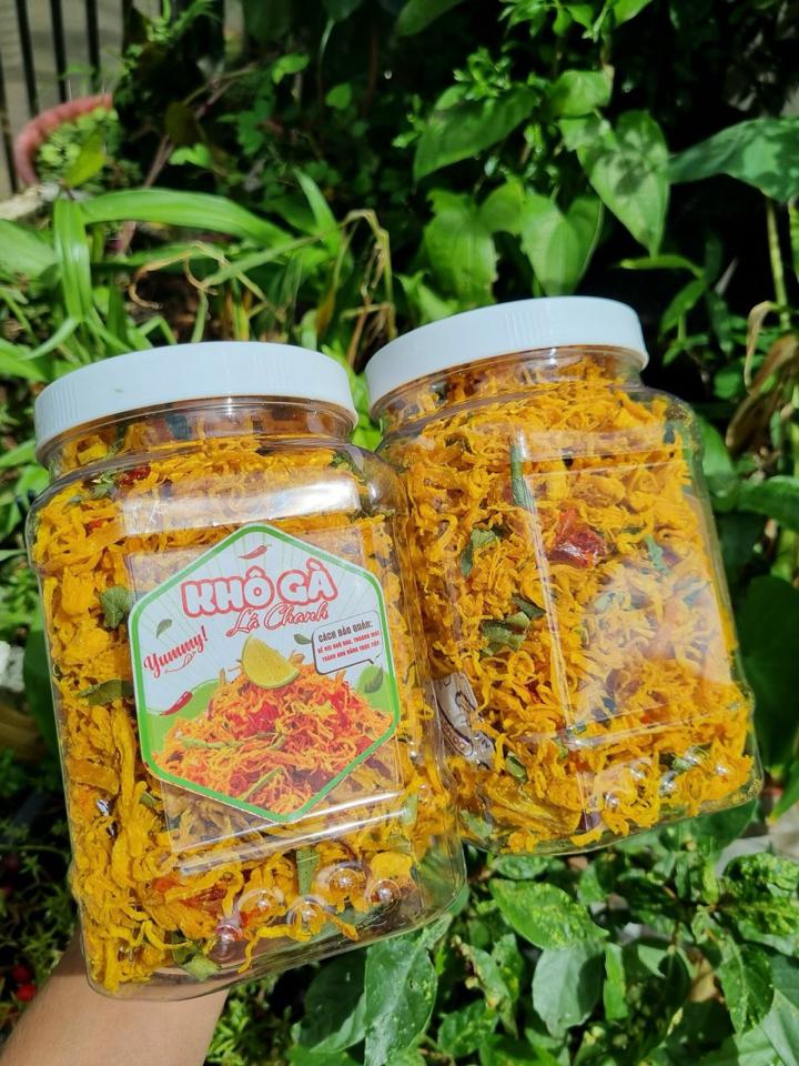 Khô Gà lá chanh 500g-duoc-ban-tai-KHO SỈ ĂN VẶT SÀI GÒN - CHỢ LỚN