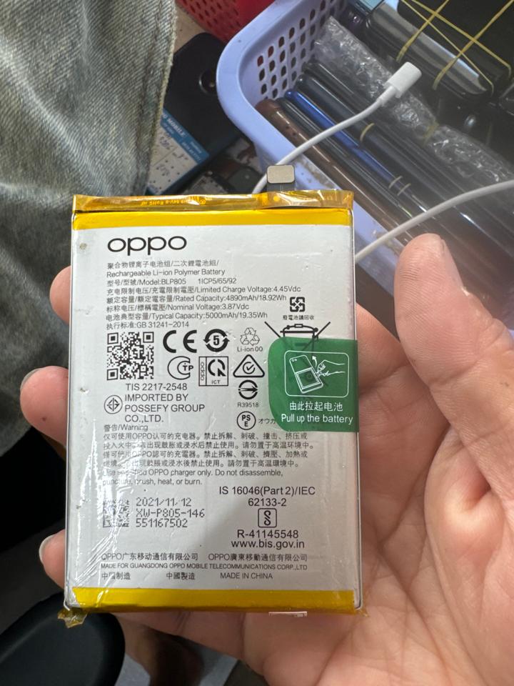 Pin oppo blp805/ 803 Sài chung a54-a55,a53 zin hãng-duoc-ban-tai-Lê dũng store Phước Long