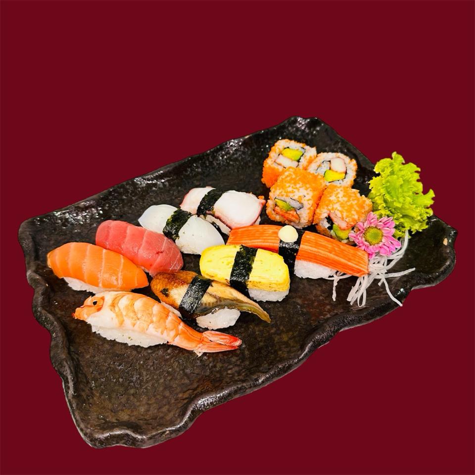 Combo Sushi A( 8 loại)-duoc-ban-tai-Hisashi Sushi