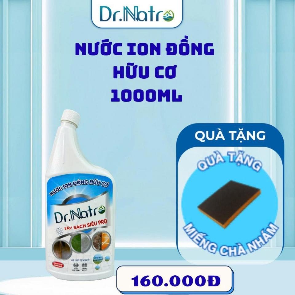Nước ion đồng hữu cơ Dr natro 1 lít-duoc-ban-tai-Tạp hóa nhà Bèo