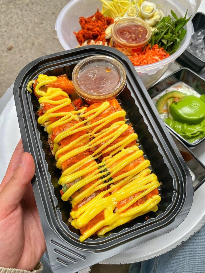 Cuốn sốt me bơ-duoc-ban-tai-Bánh tráng mập