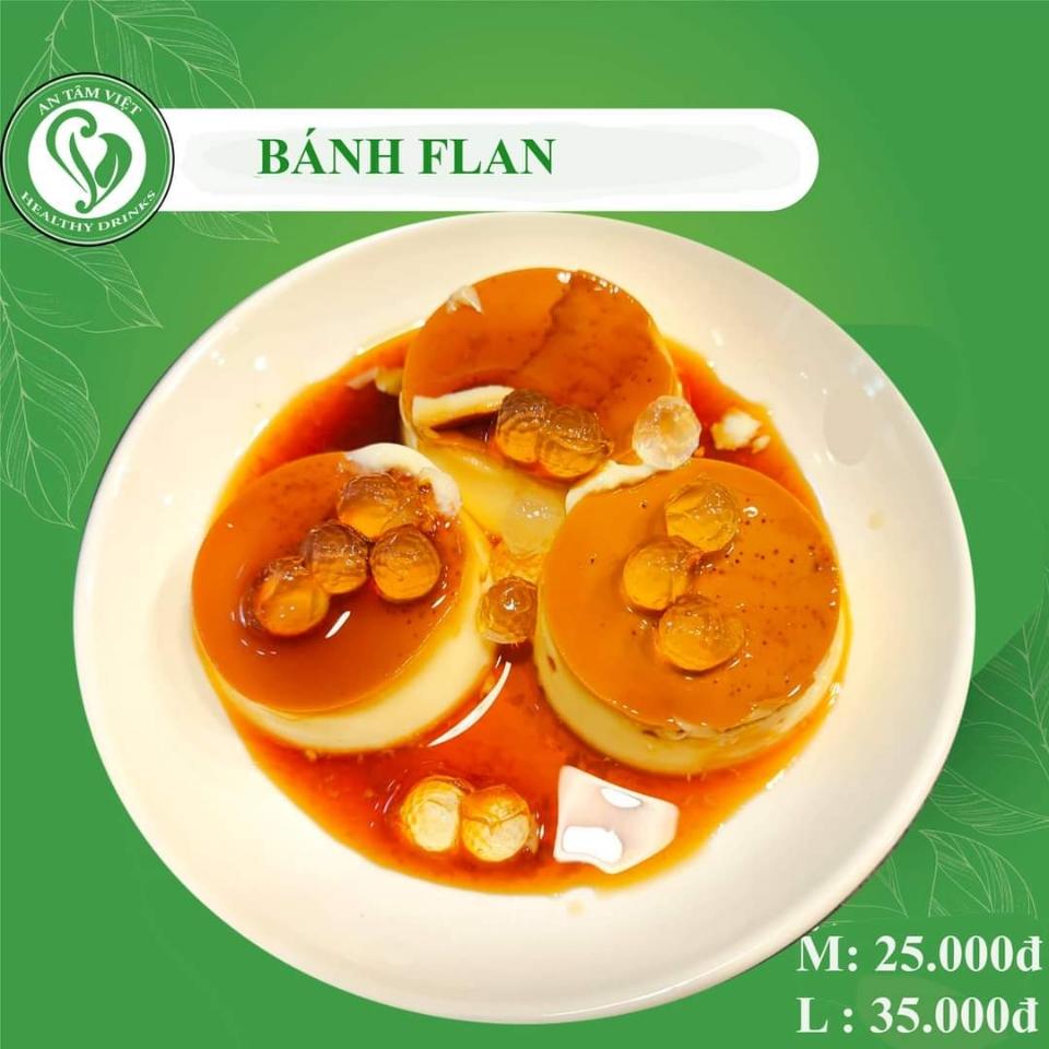 Bánh flan thêm-duoc-ban-tai-Sương Sâm Tâm Việt